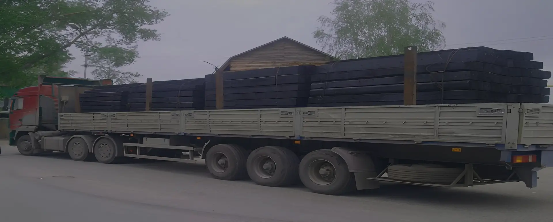Сервис от транспортной компании по доставке шпал по России из Югорска автотранспортом